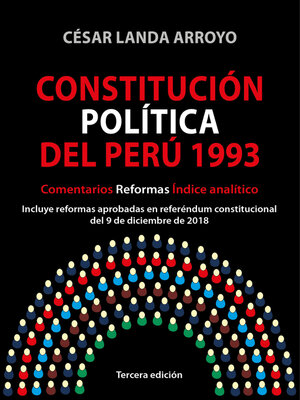 cover image of Constitución Política del Perú 1993 (3ra. edición)